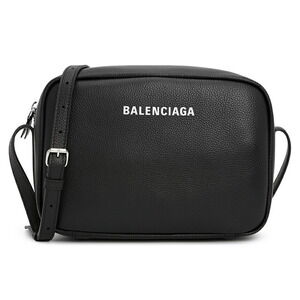 Balenciaga Everyday Camera Bag black leather